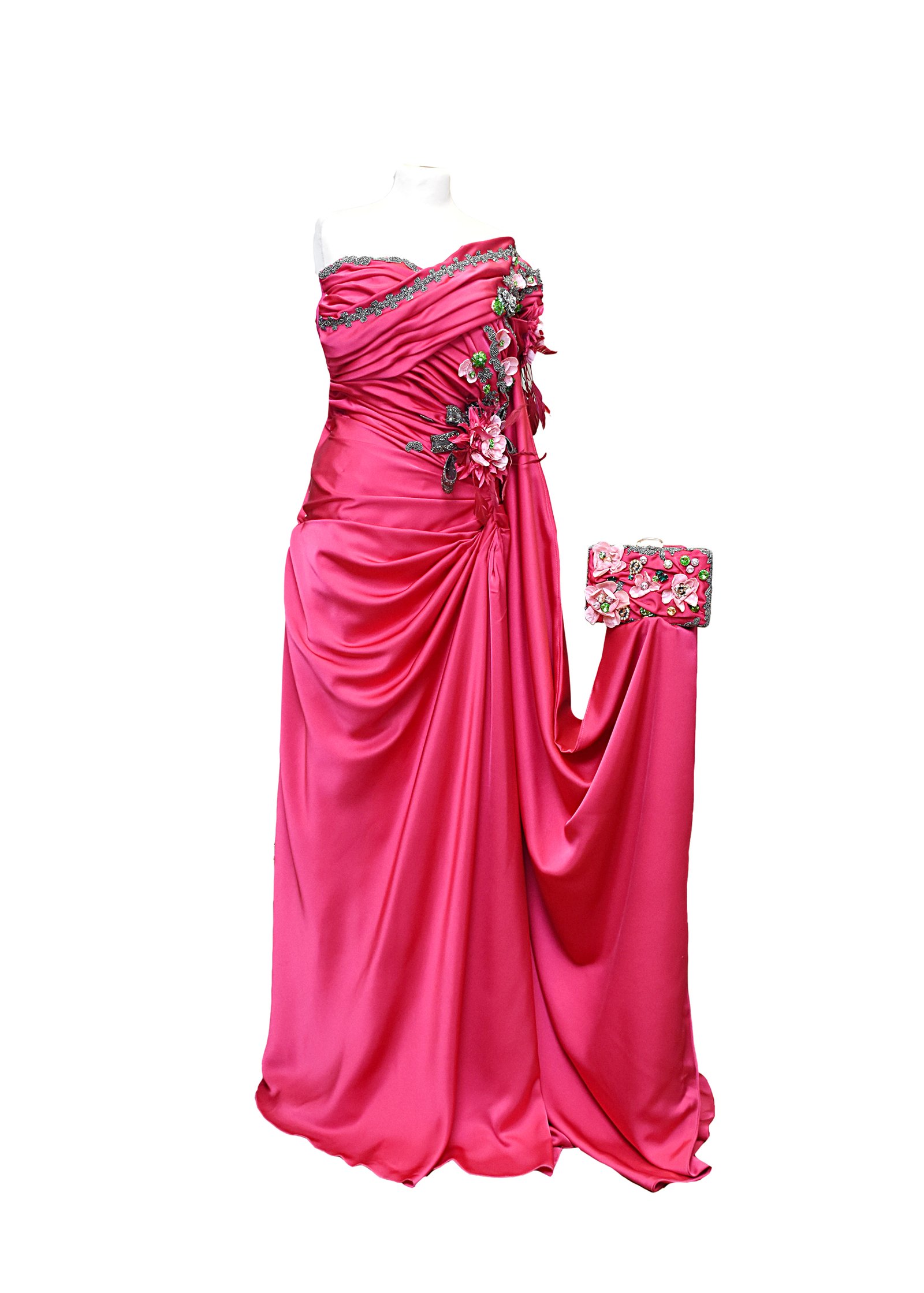 Fuchsia Bloom Gown 2