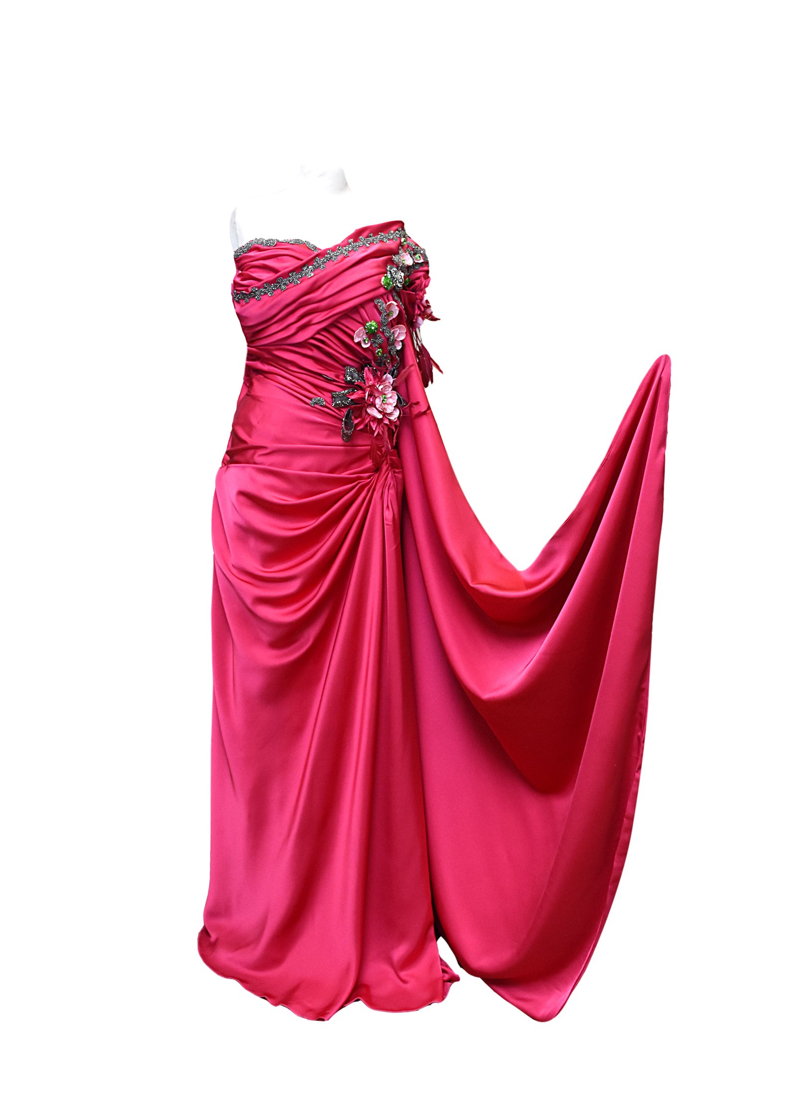 Fuchsia Bloom Gown 3