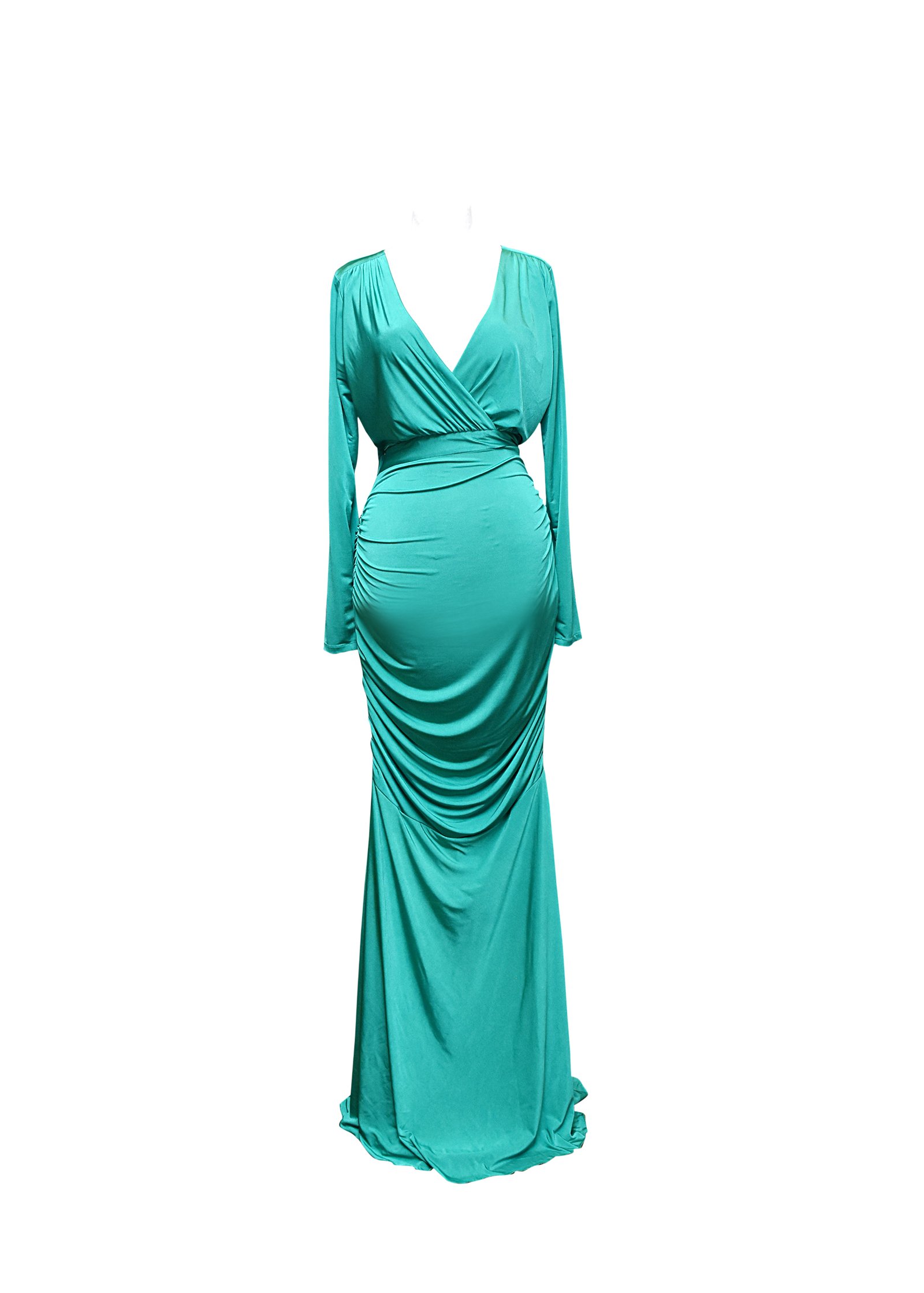 Emerald Flow Gown